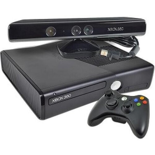 Xbox 360 Slim - Zwart Tweedehands