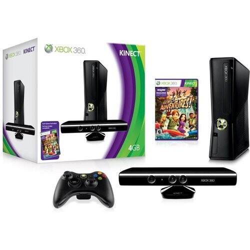 Xbox 360 Slim - Zwart Tweedehands