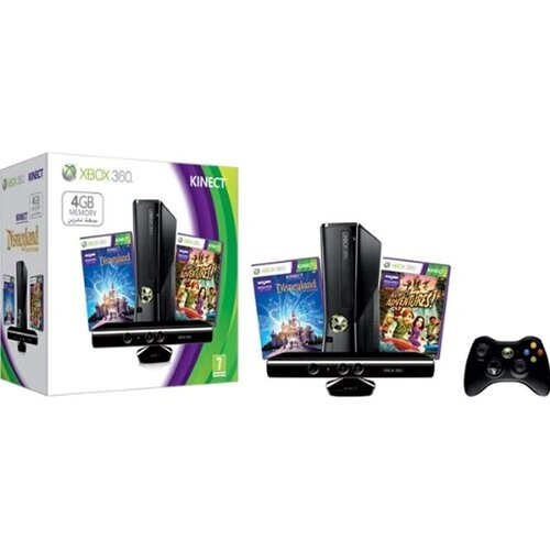 Xbox 360 Slim - Zwart Tweedehands