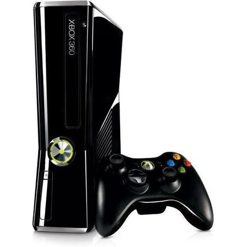 Xbox 360 Slim - Zwart Tweedehands