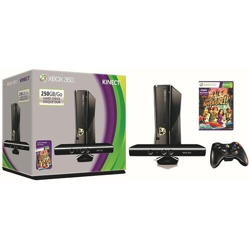 Xbox 360 Slim - Zwart Tweedehands