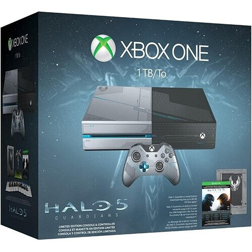 Xbox One 1000GB - Grijs - Limited edition Halo 5: Guardians Tweedehands