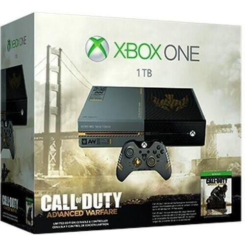Xbox One 1000GB - Zwart - Limited edition Call of Duty: Advanced Warfare + Call of Duty: Advanced Warfare Tweedehands