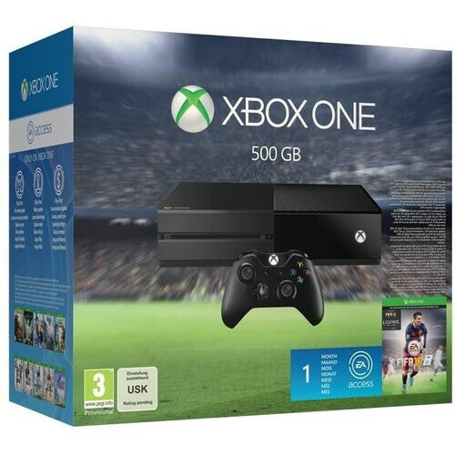Xbox One 500GB - Zwart + FIFA 16 Ultimate Team Legends Tweedehands