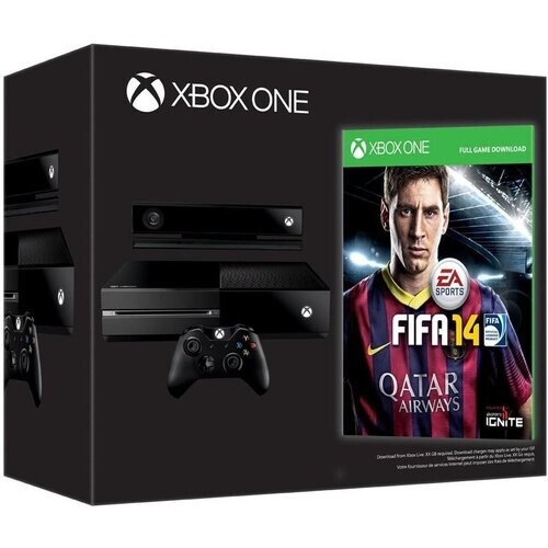 Xbox One 500GB - Zwart - Limited edition Day One 2013 + FIFA 14 Tweedehands