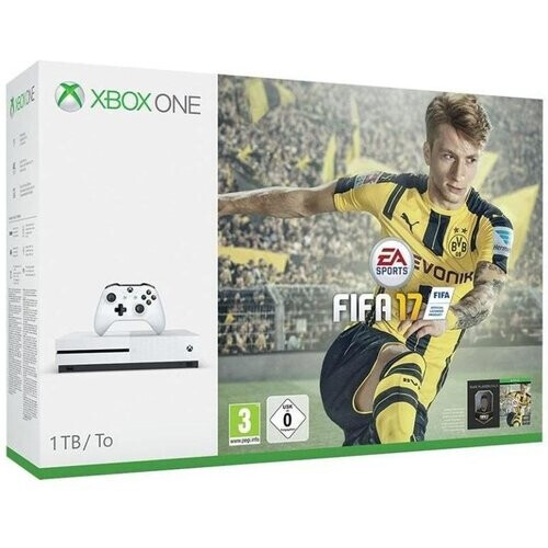 Xbox One S 1000GB - Wit + FIFA 17 Tweedehands