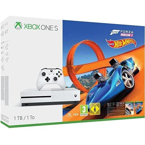 Xbox One S 1000GB - Wit + Forza Horizon 3 Tweedehands