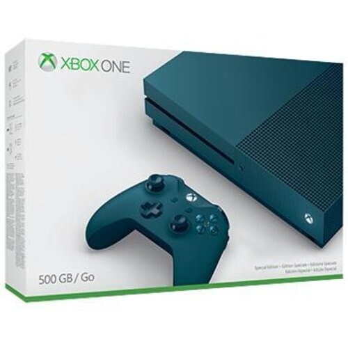 Xbox One S 500GB - Blauw - Limited edition Deep Blue Tweedehands