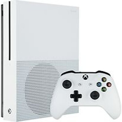 Xbox One S 500GB [incl. draadloze controller, verticale standaard] wit Tweedehands