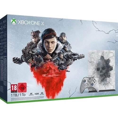 Xbox One X 1000GB - Grijs - Limited edition Gears 5 Tweedehands