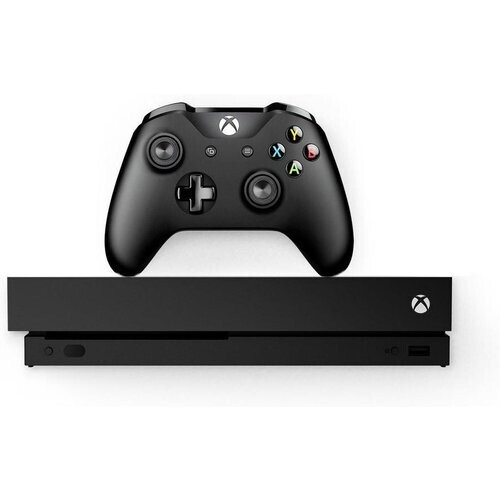 Xbox One X 1000GB - Zwart + Grand Theft Auto V Tweedehands