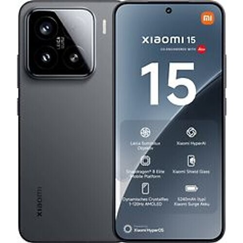 Xiaomi 15 Dual SIM 256GB zwart Tweedehands