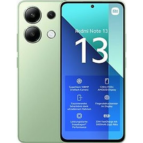 Xiaomi Redmi Note 13 Dual SIM 128GB 6GB RAM muntgroen Tweedehands