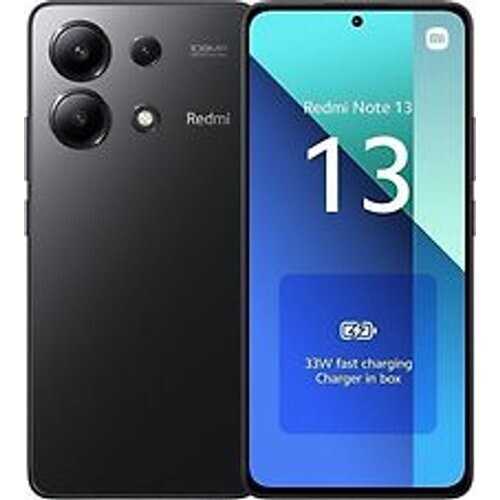 Xiaomi Redmi Note 13 Dual SIM 256GB 8GB RAM middernacht zwart Tweedehands