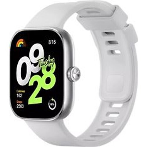 Xiaomi Redmi Watch 4 48 mm zilver op tpu strap silver gray Tweedehands