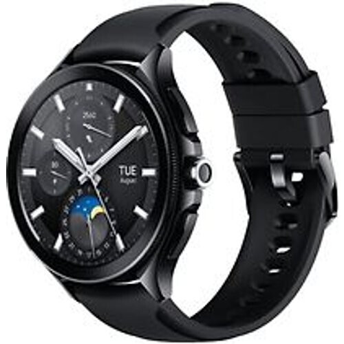 Xiaomi Watch 2 Pro 46 mm zwart met silicone bandje zwart [wifi] Tweedehands