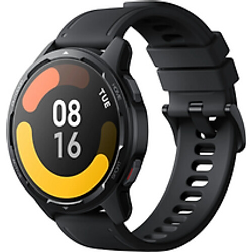 Xiaomi Watch S1 Active 46 mm zwart op siliconen bandje zwart [wifi] Tweedehands
