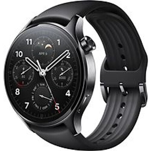 Xiaomi Watch S1 Pro 46 mm zwart met silicone bandje zwart [wifi] Tweedehands