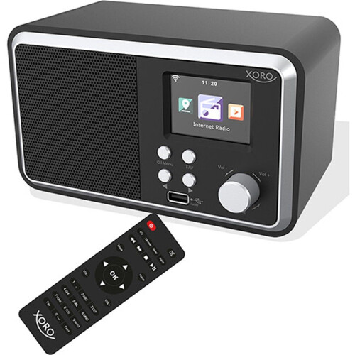 Xoro DAB 300 IR - DAB+/FM-radio - 30.000 zenders - Zwart