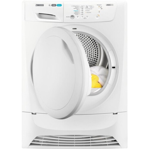 Zanussi Zdc8200nw - Condensdroger - 8 Kg - Uitgestelde Start - 66 Db - Energieklasse B | Tweedehands (Refurbished)