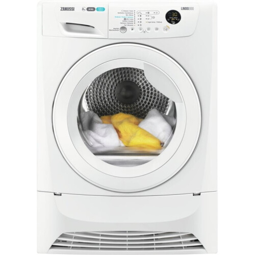 Zanussi Zdc8203w - Condensdroger - 8 Kg - Sensordroger - 64 Db - Energieklasse B | Tweedehands (Refurbished)