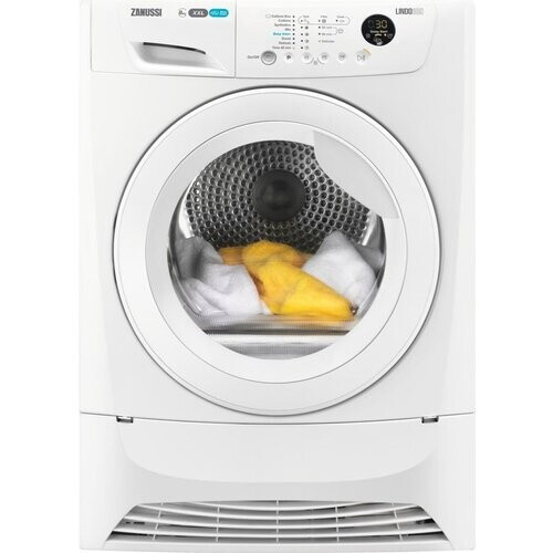 Zanussi Zdc8203wz - Condensdroger - 8 Kg - Startuitstel - 65 Db - Energieklasse B | Tweedehands (Refurbished) Tweedehands