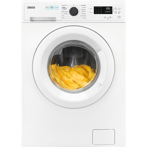 Zanussi Zwd86sb4pw - Was-droogcombinatie - 8 Kg Wassen - 4 Kg Drogen - 1600 Tpm - Inverter Motor - Energieklasse E | Tweedehands (Refurbished) Tweedehands