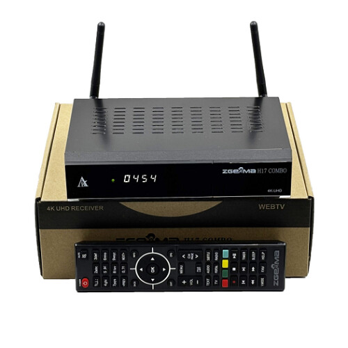 Zgemma H17 Combo - UHD HEVC - 4K Satelliet & Kabel Ontvanger - Geschikt voor Ziggo Canal Digitaal KPN Digitenne