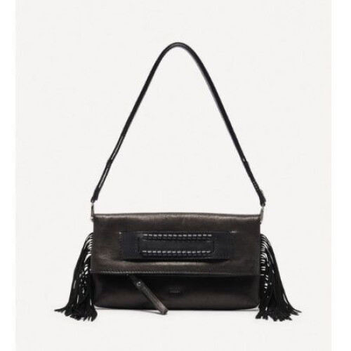 ZOE - Handtas - Franjesdetail - Zwart