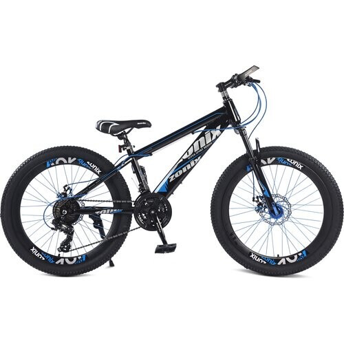 Zonix Road Bike Jongensfiets Mtb 24 Inch 21 Speed Shimano Blauw