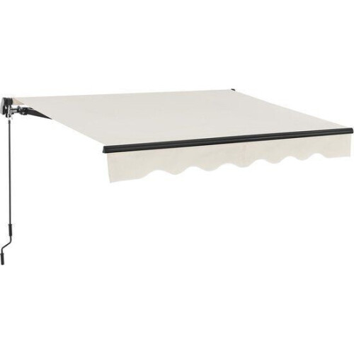 Zonnescherm / Luifel - 300 x 250 cm - Beige - Incl. Bevestigingsmaterialen Tweedehands