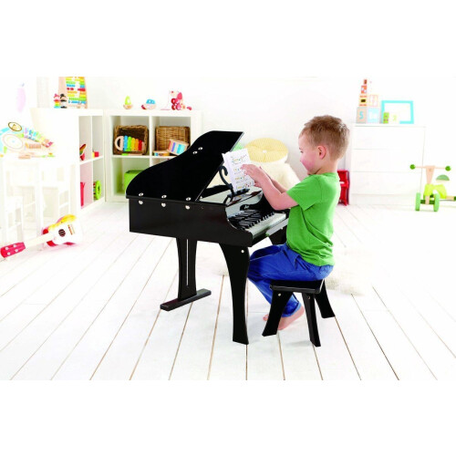 Zwarte speelgoedvleugel - Speelgoed - Piano - Zwart